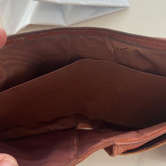 Brown Leather Wallet VINTAGE Dooney and bourse - Picture 14 of 16